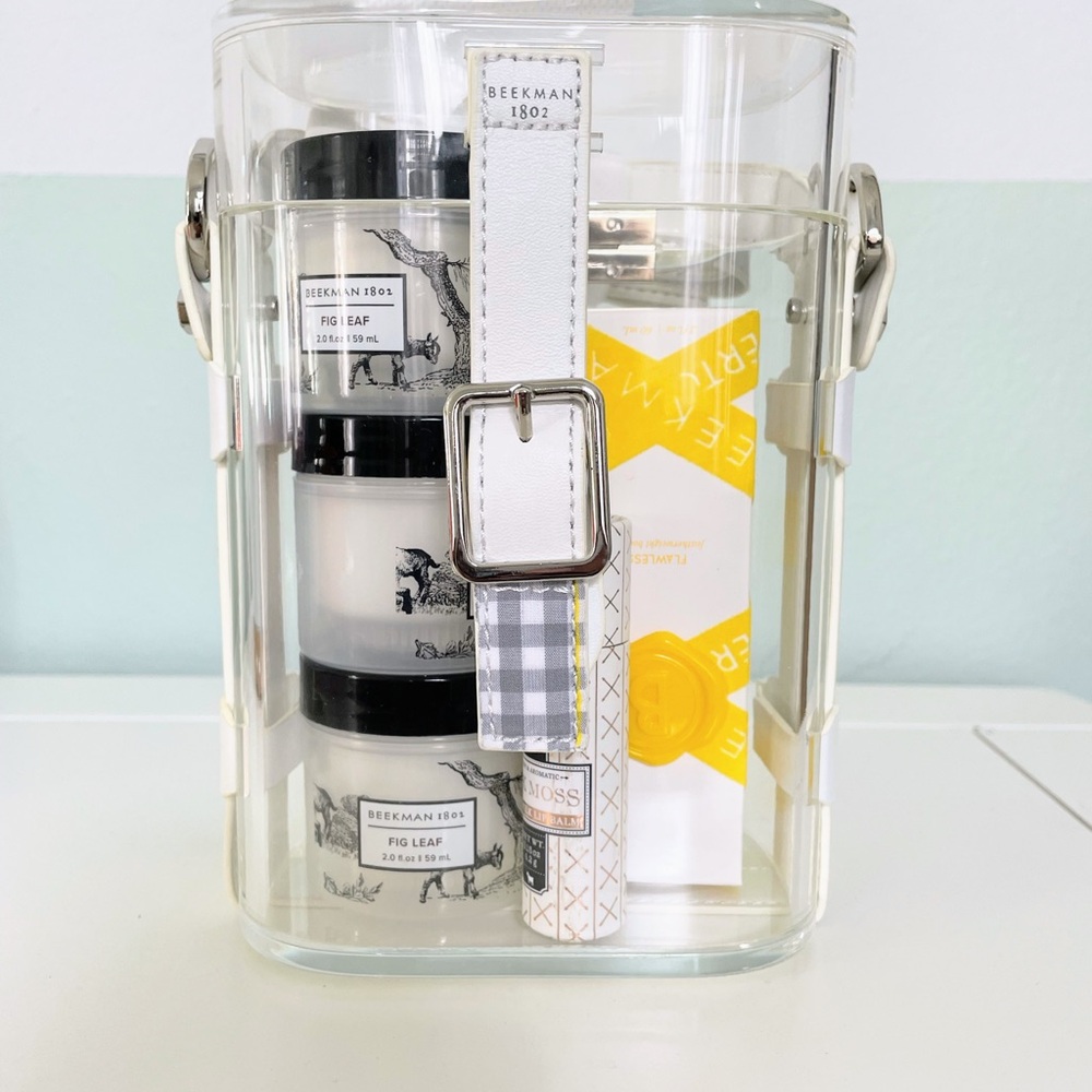 Beekman 1802 acrylic bag set